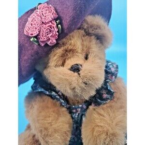 Ganz Cottage Collectibles Jointed Plush Bear JUSTINE by Terry Skorstad